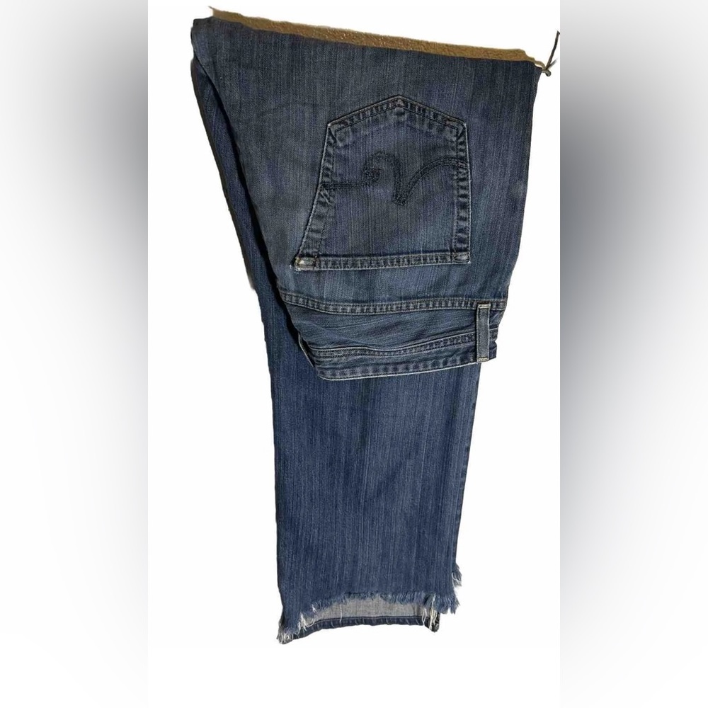 Adriano Goldschmied The Protege Women Blue Jeans Destroyed Heel 38x32